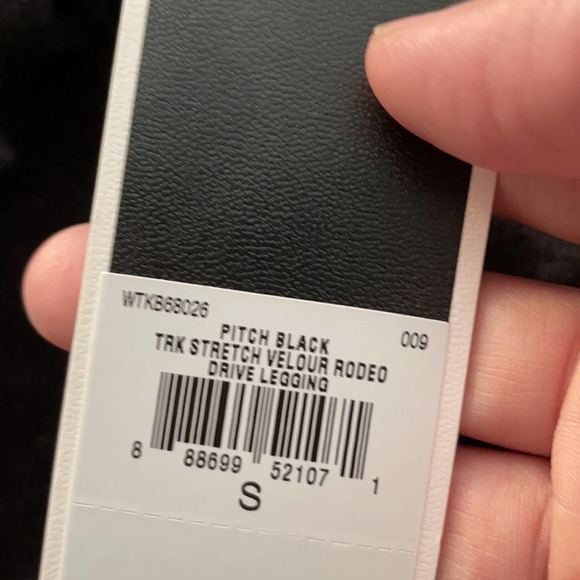 NWT Juicy Couture Black Label Velour Drive Legging - Picture 7 of 7